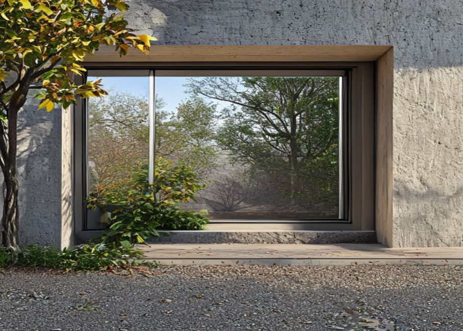 Home windows and exterior wall where small gaps can become entry points